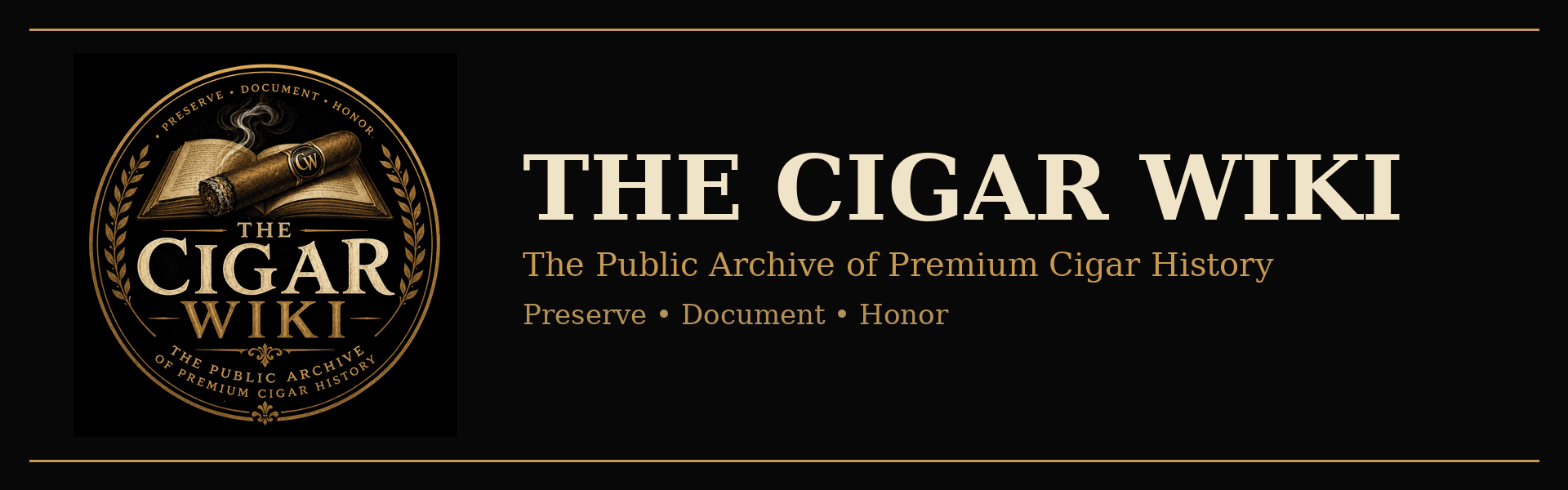 The Cigar Wiki - The Public Archive of Premium Cigar History